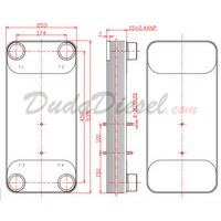 B3-115A 200 Plate Heat Exchanger