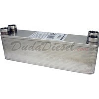 B3-23A 40 plate heat exchanger stainless steel copper brazed 3/4" Female NPT