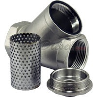 1/2" Inline Y type filter strainer stainless steel