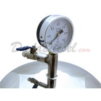 Pressure gauge for filter bag housing